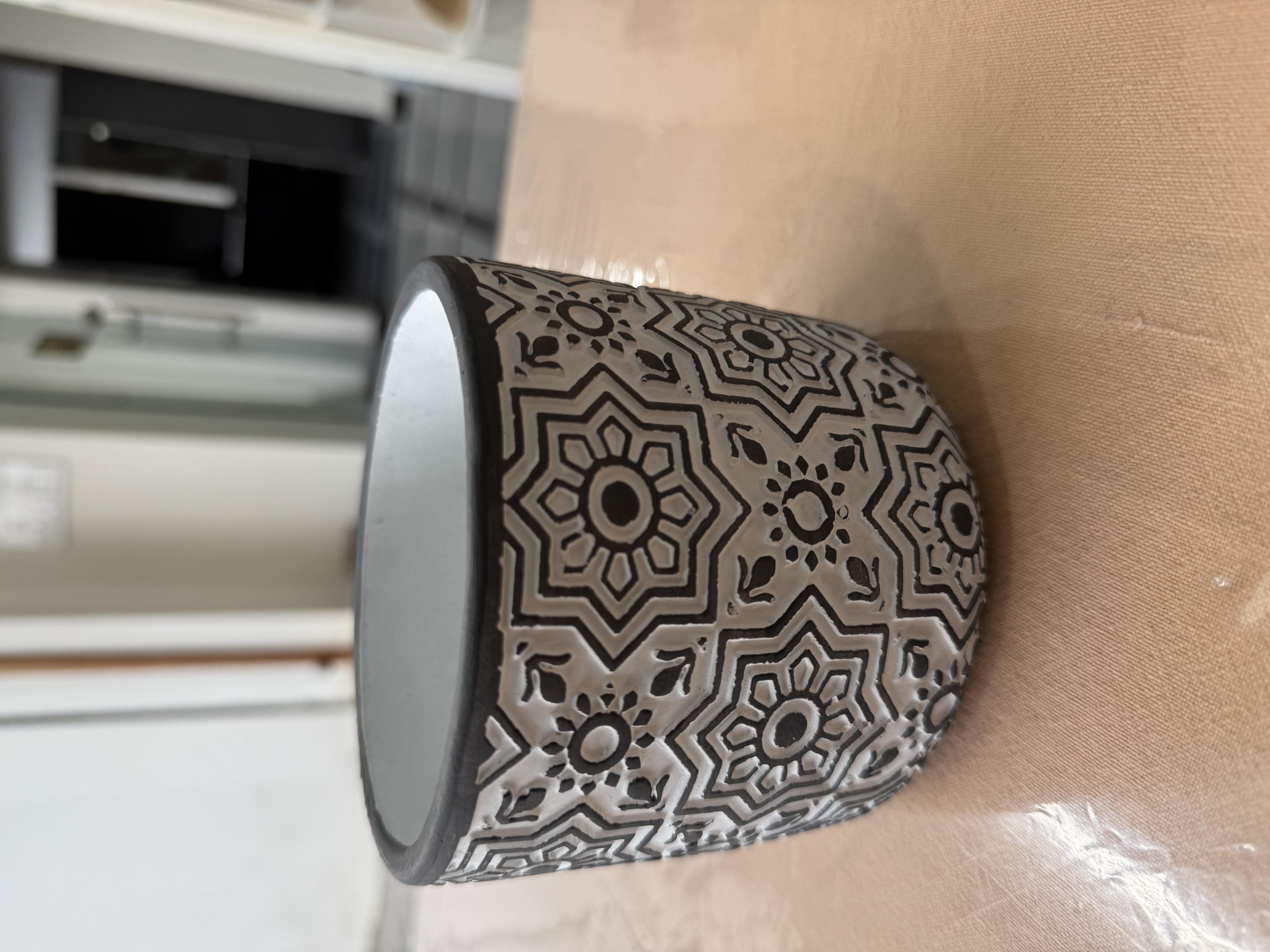 Cement Pot Zen Garden