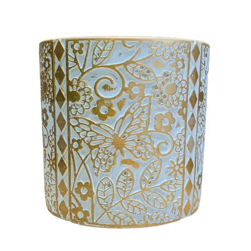 Cement Flower Pot Color 5.5 In Earthweave