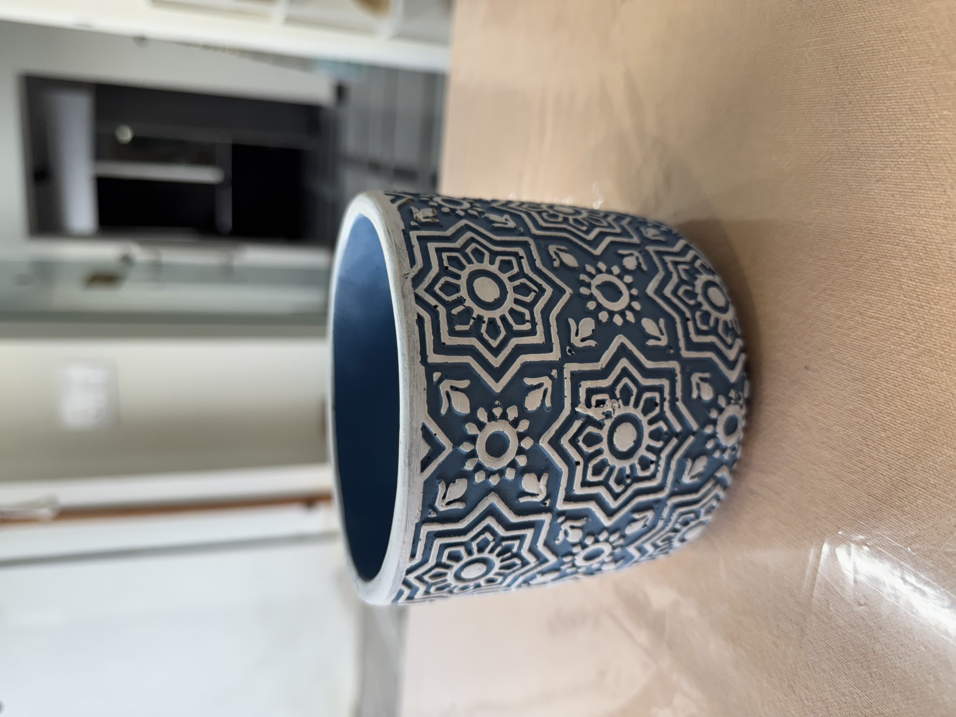 Cement Pot Zen Garden