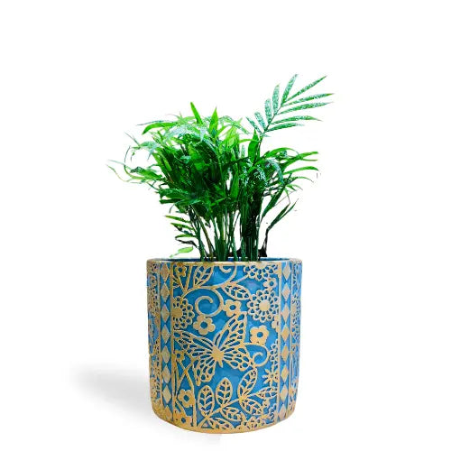 Cement Flower Pot Color 5.5 In Earthweave