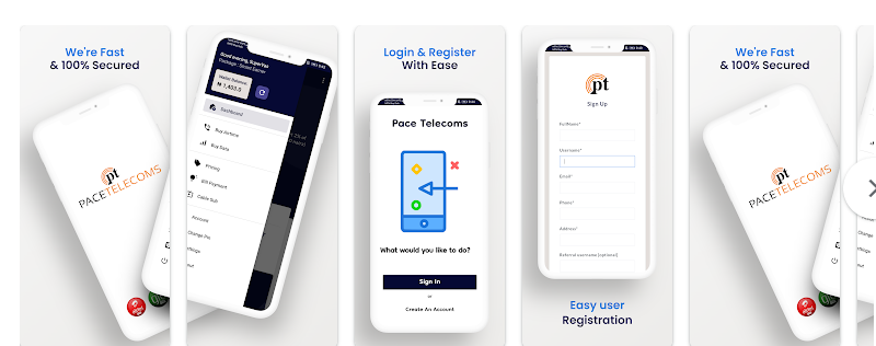 Pace Telecoms Mobile App