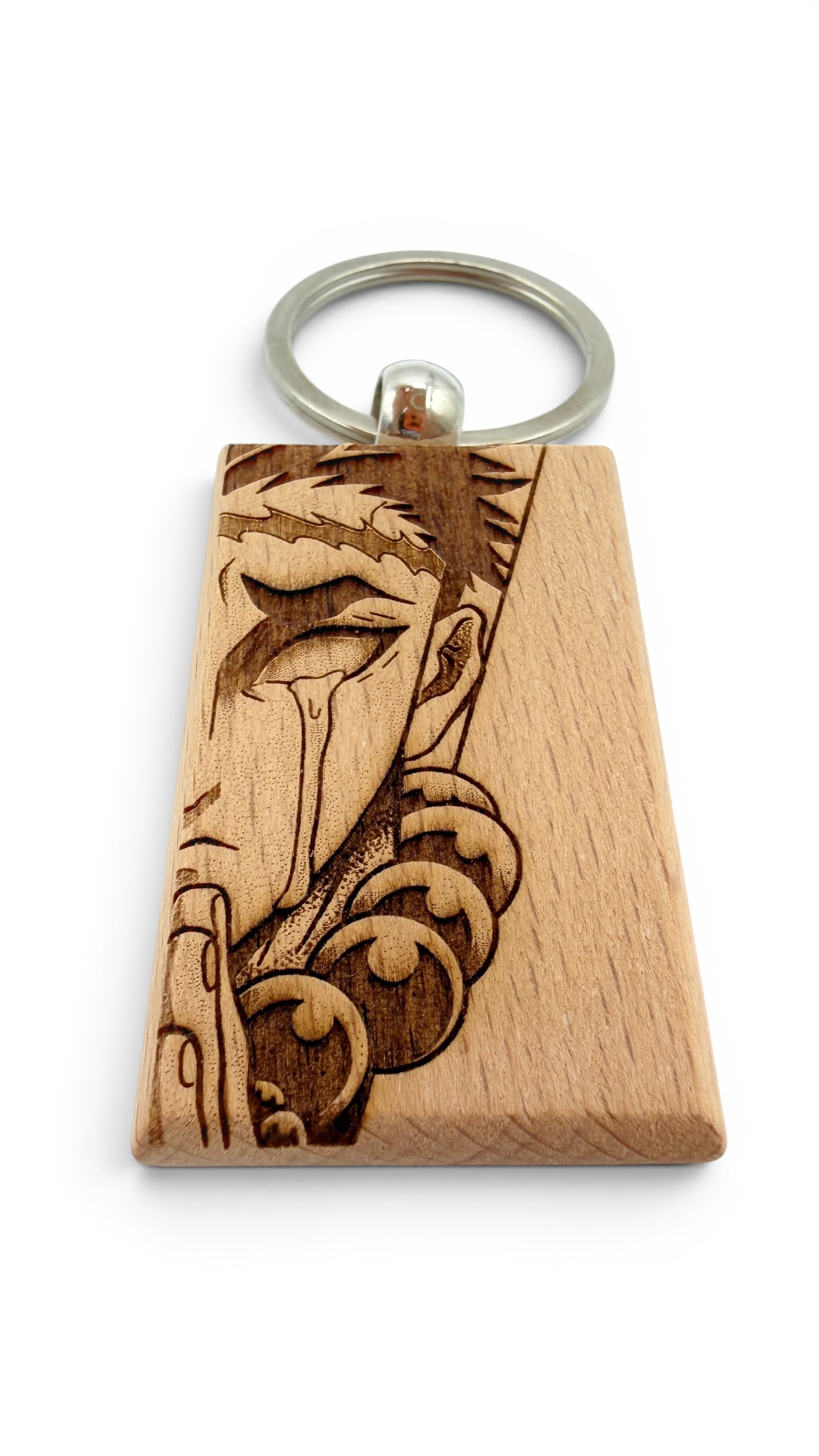Gyomei Demon Slayer - Portachiavi in legno inciso 