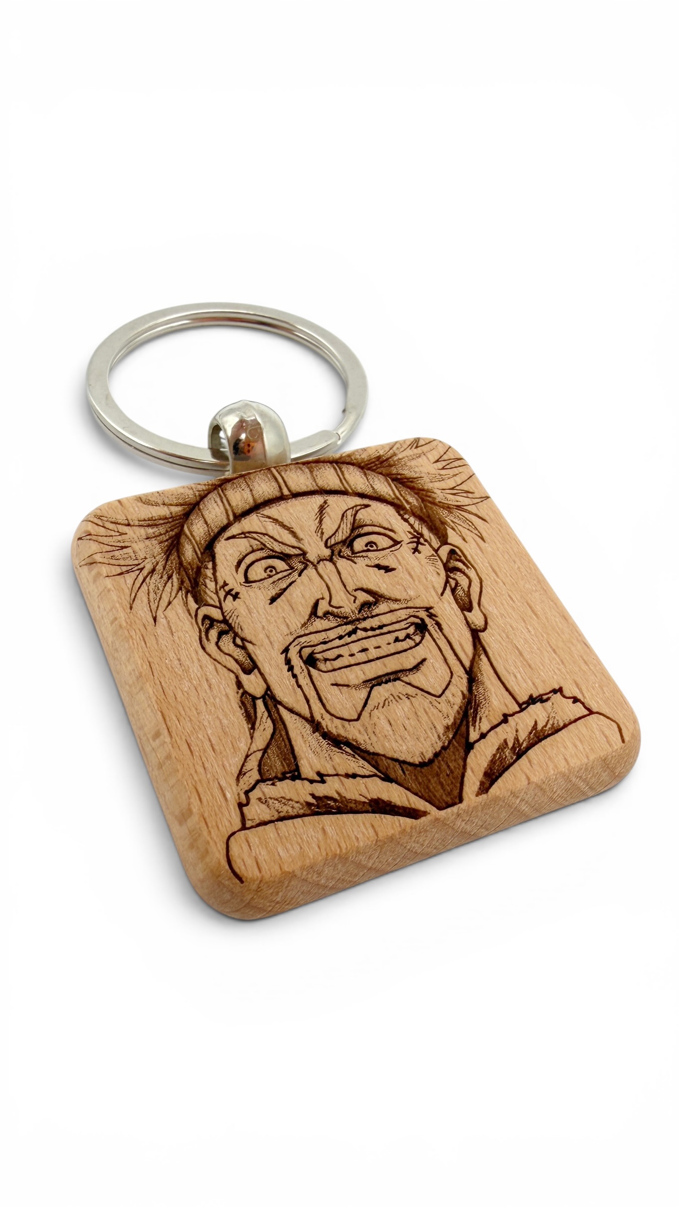 Thorkell Vinland Saga - Portachiavi in legno inciso 