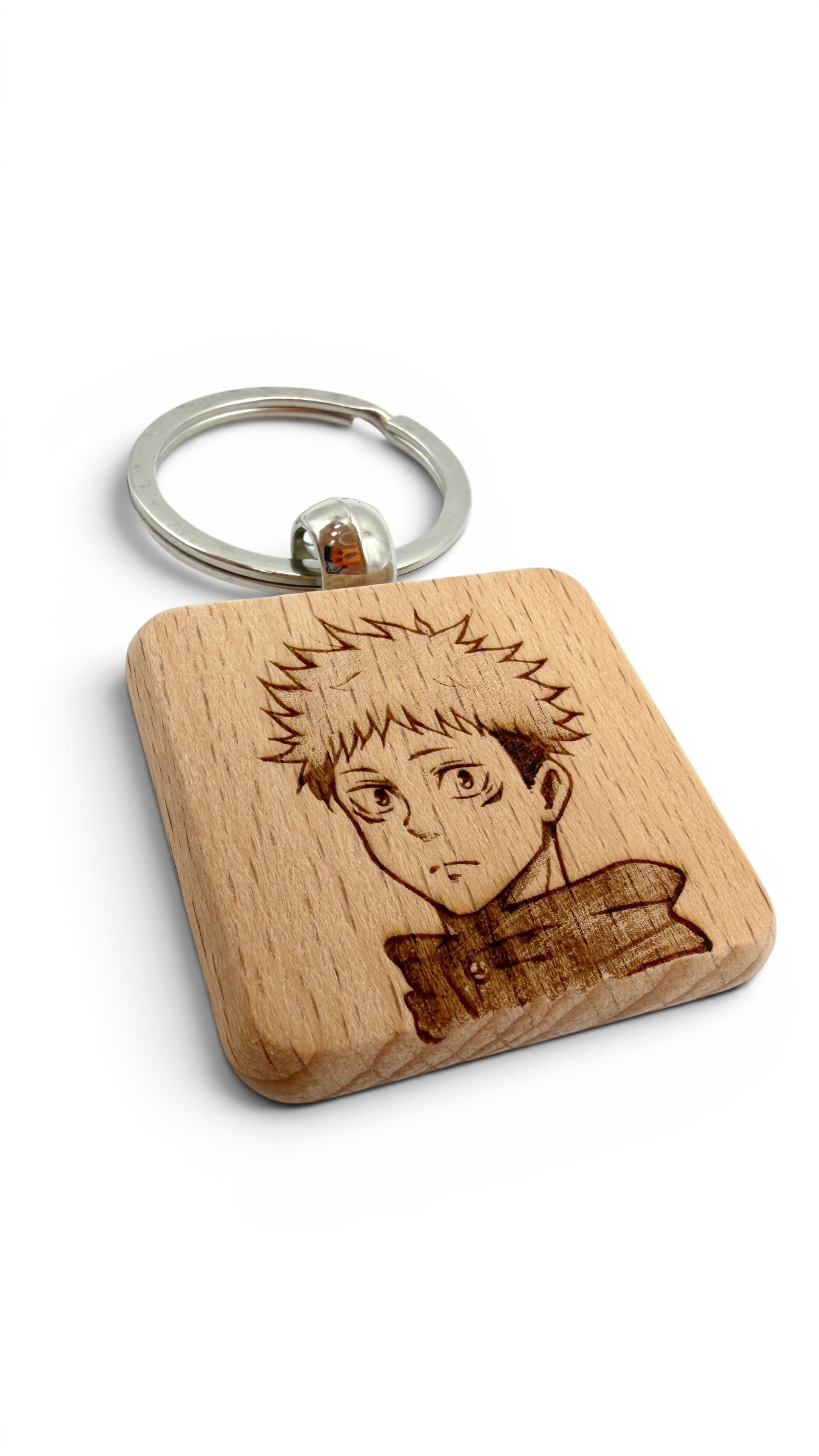  Yuji Itadori Jujutsu kaisen - Portachiavi in legno inciso 