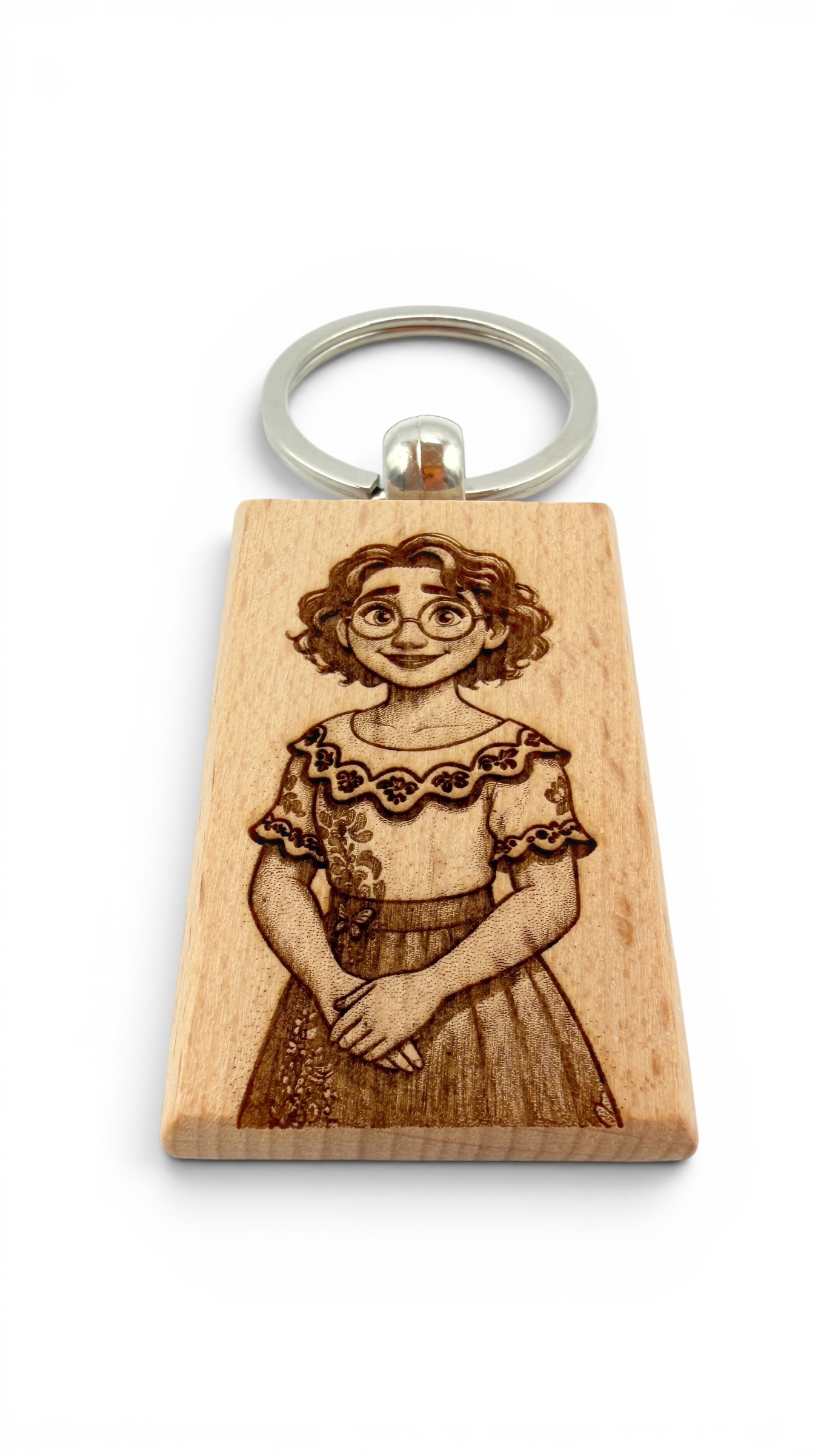 Mirabel Encanto - Portachiavi in legno inciso 