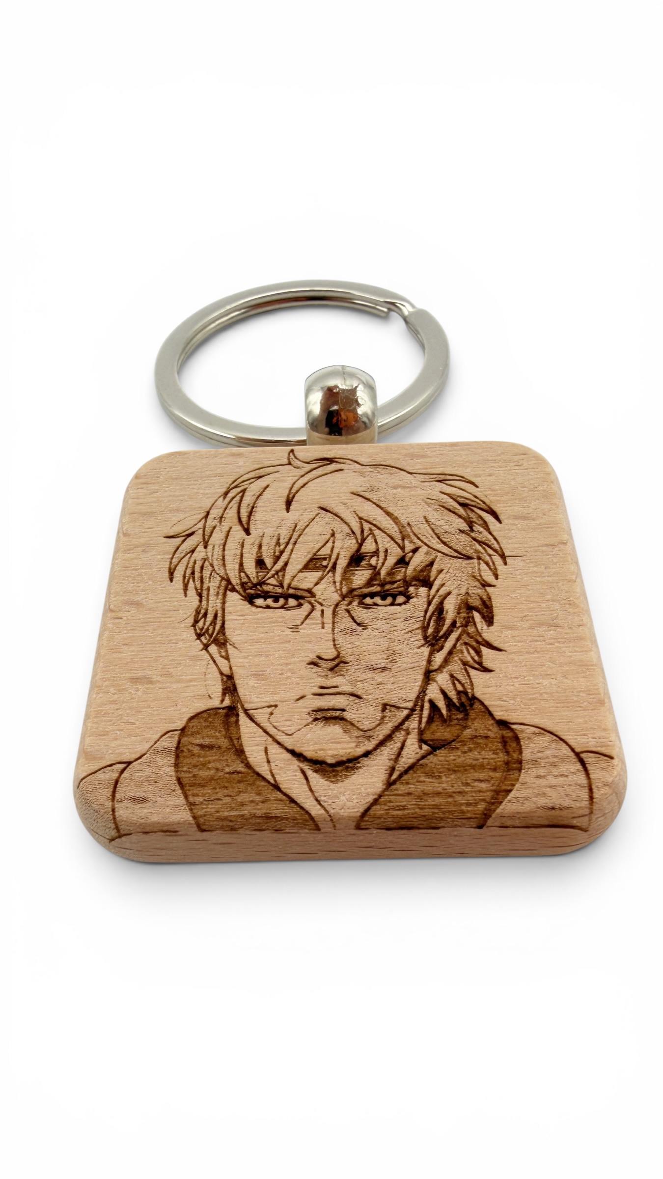 Canute Vinland Saga - Portachiavi in legno inciso 