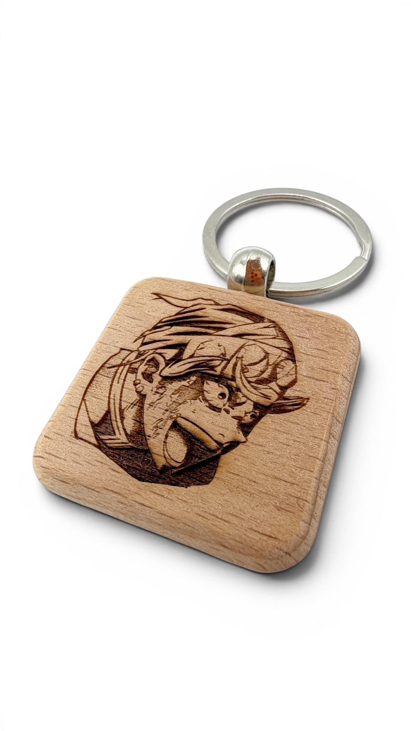 Tengen Demon Slayer - Portachiavi in legno inciso 