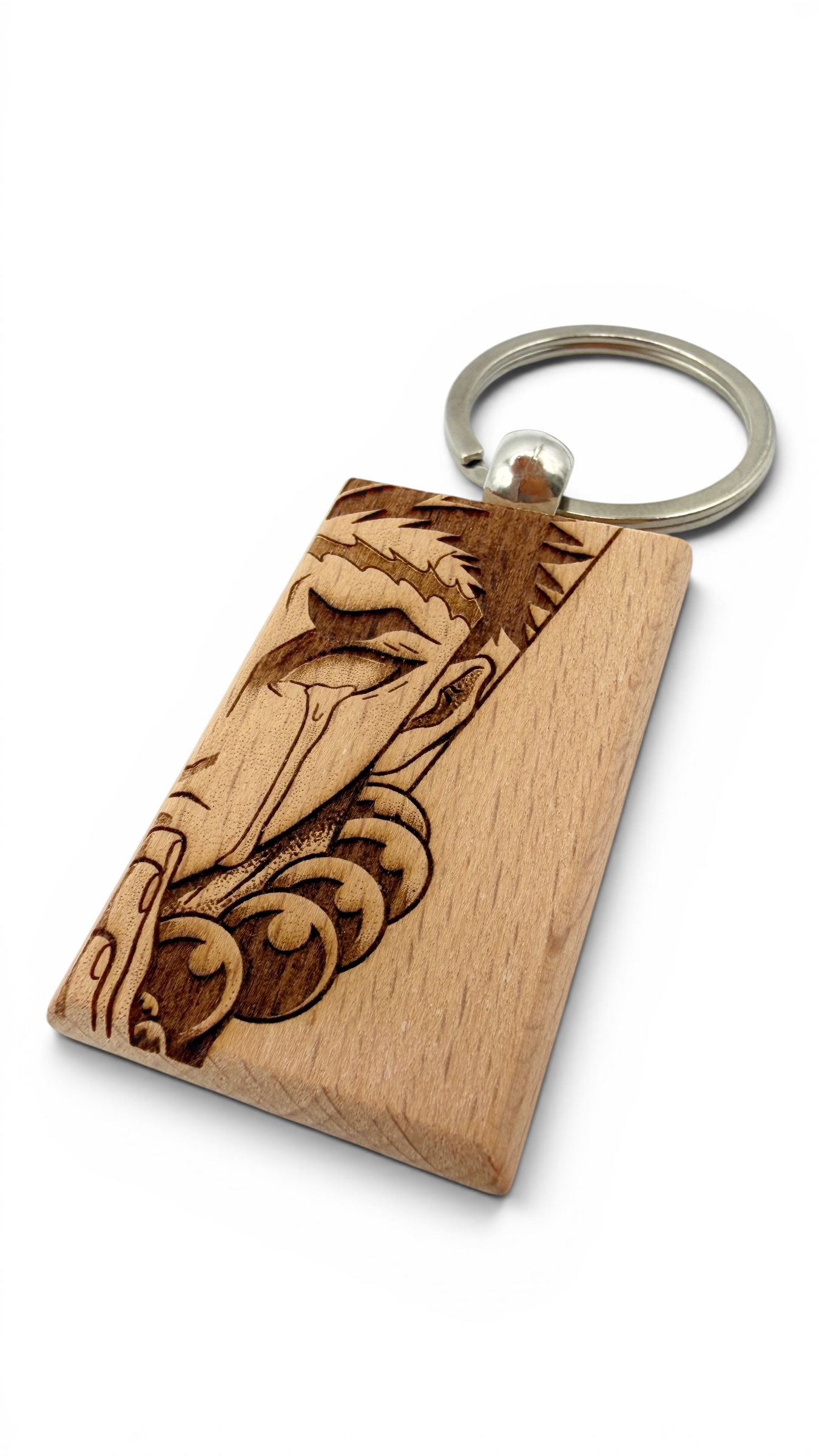 Gyomei Demon Slayer - Portachiavi in legno inciso 
