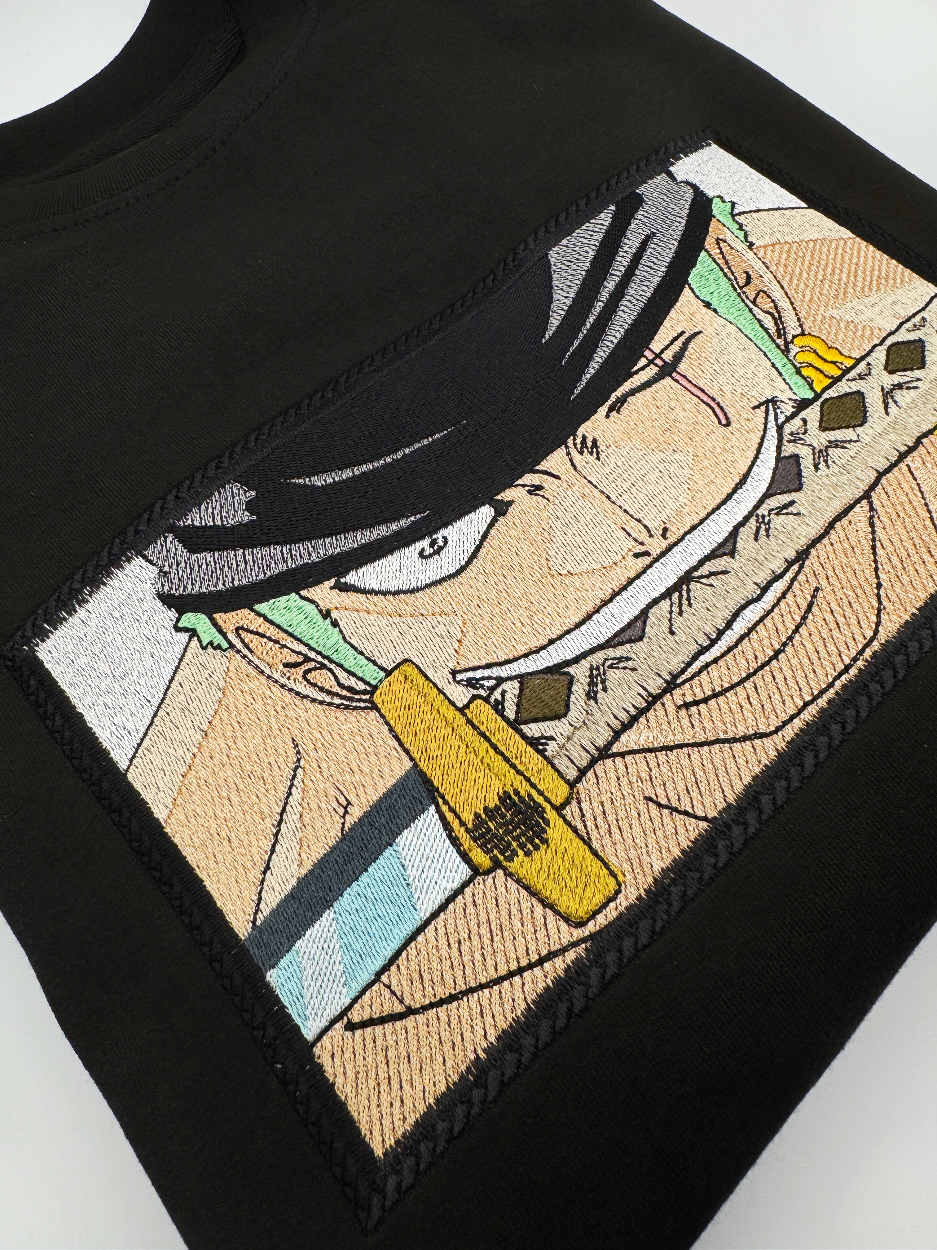 Zoro stile a 3 spade - Felpa ricamata