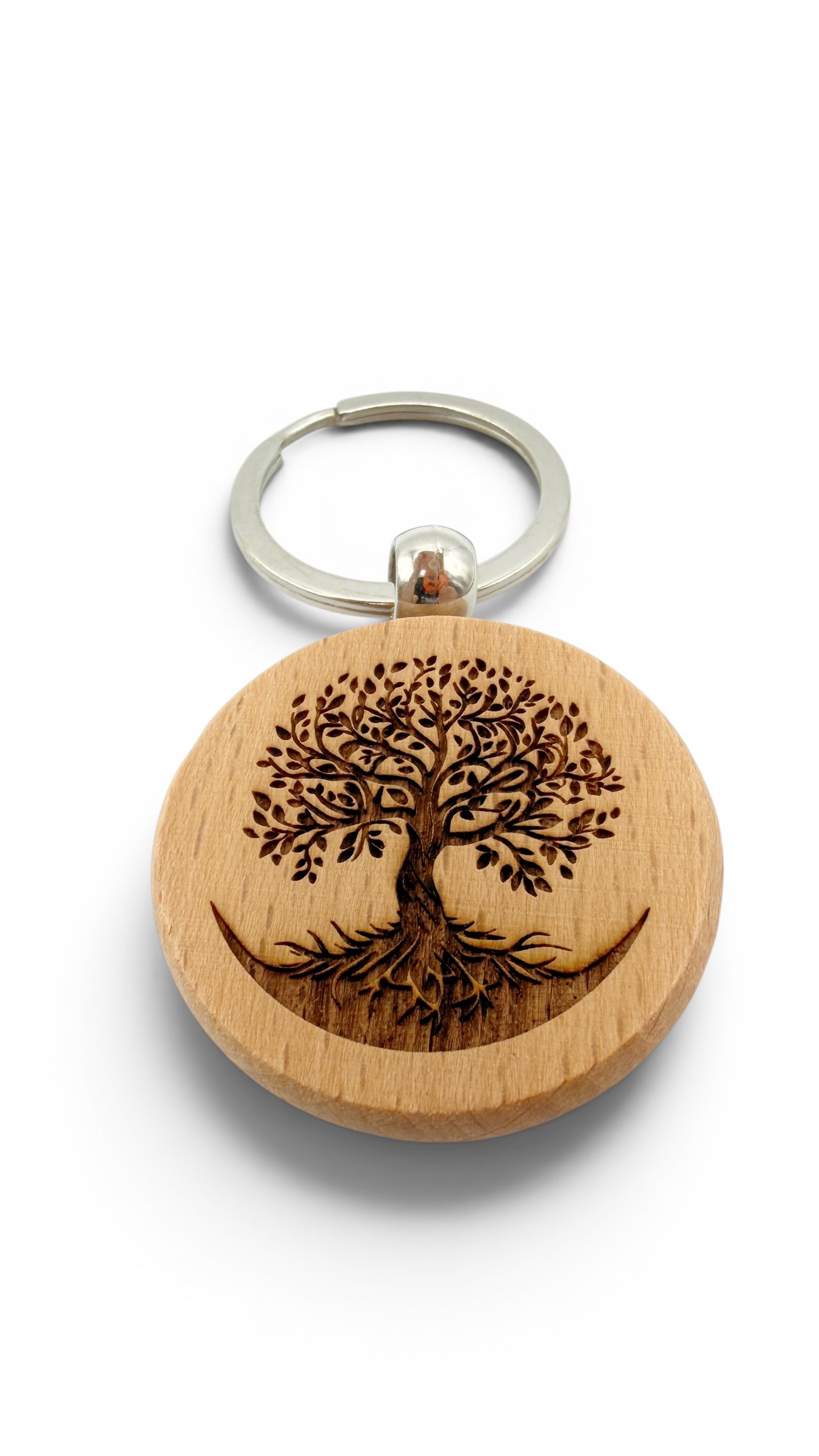 Albero della vita - Portachiavi in legno inciso 