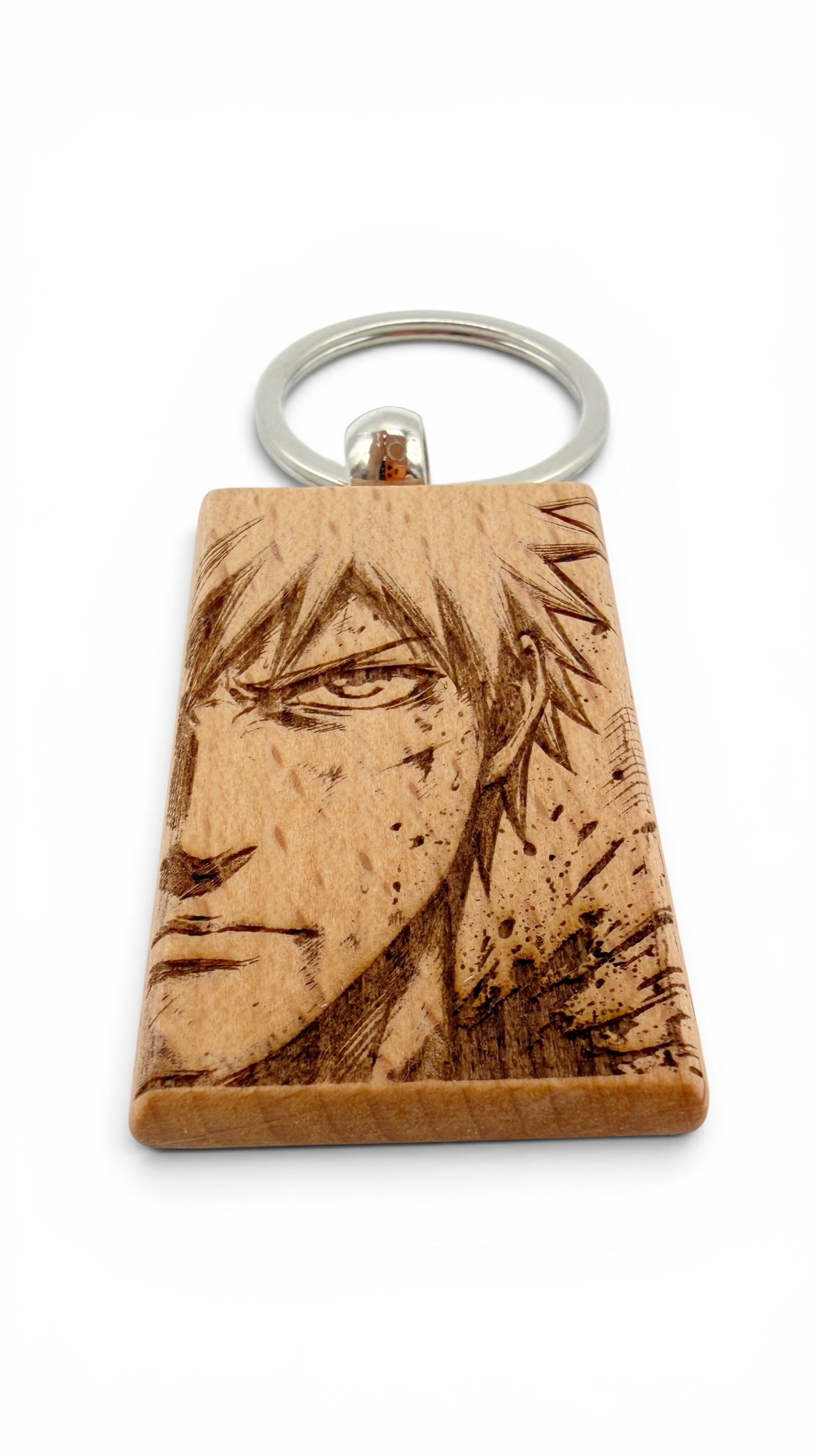 Ichigo Bleach - Portachiavi in legno inciso 