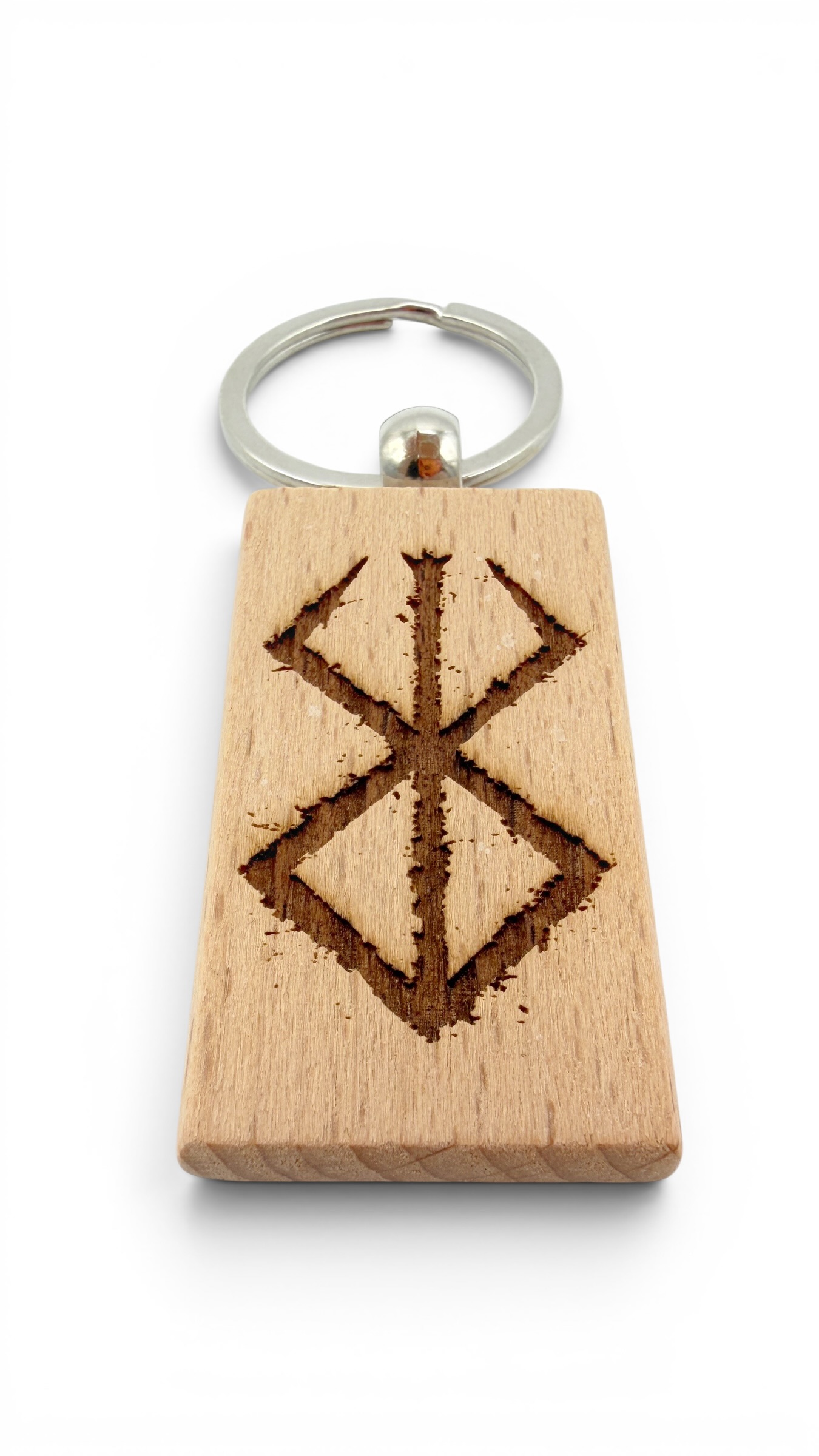 Berserk - Portachiavi in legno inciso 