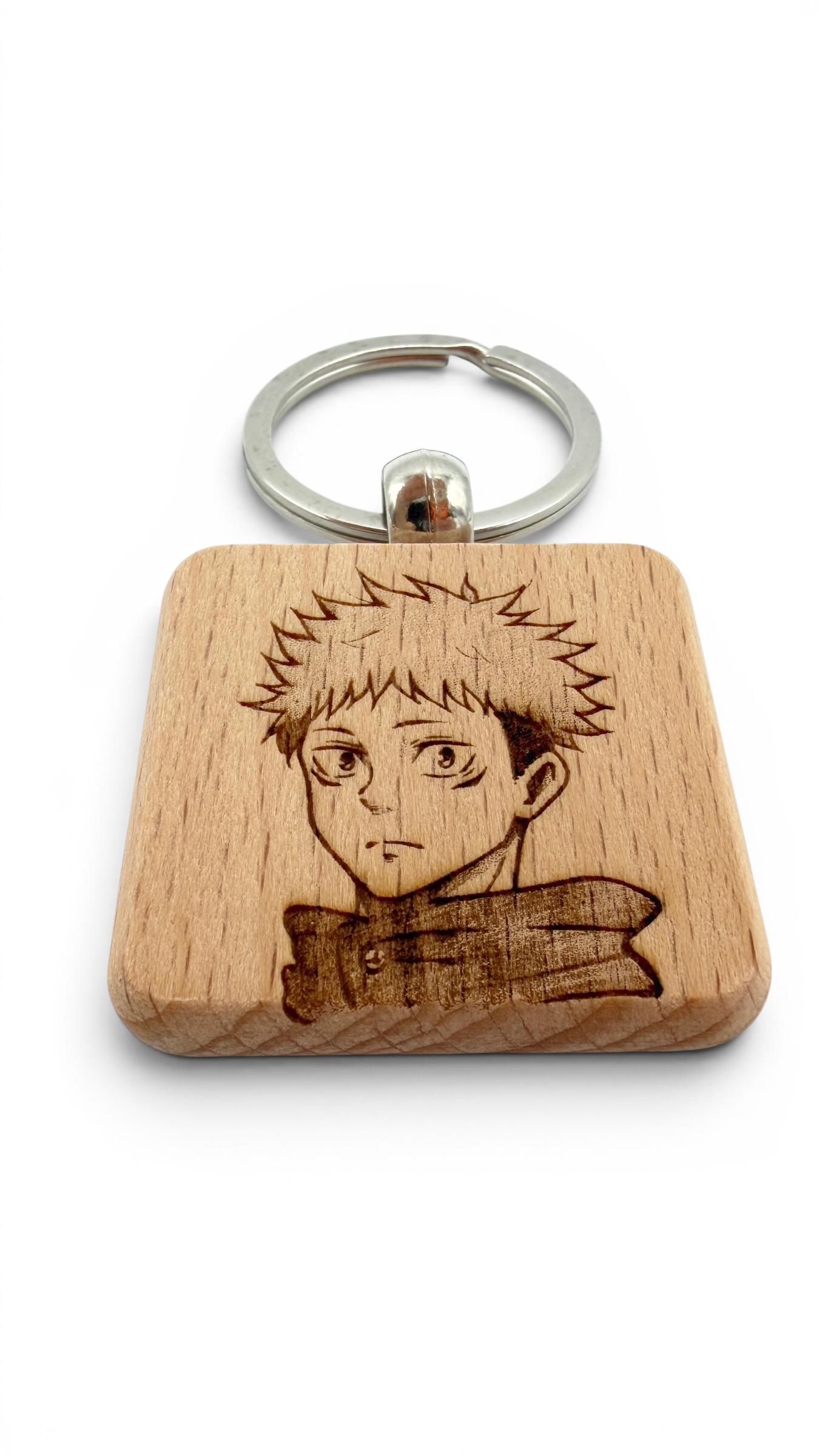  Yuji Itadori Jujutsu kaisen - Portachiavi in legno inciso 