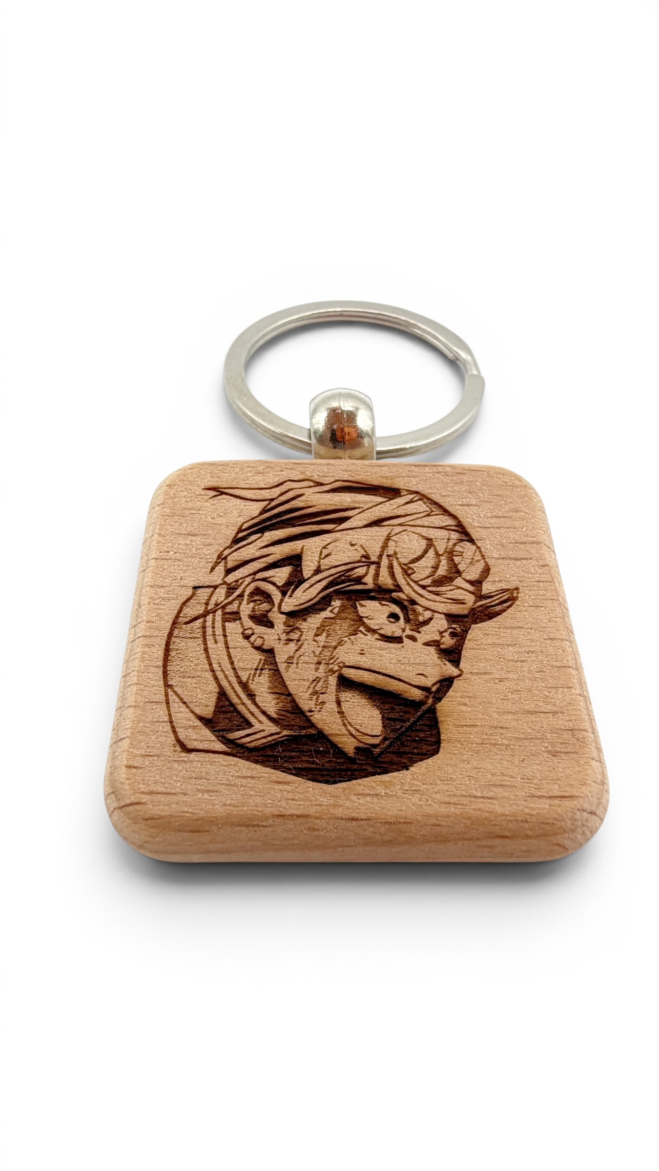 Tengen Demon Slayer - Portachiavi in legno inciso 