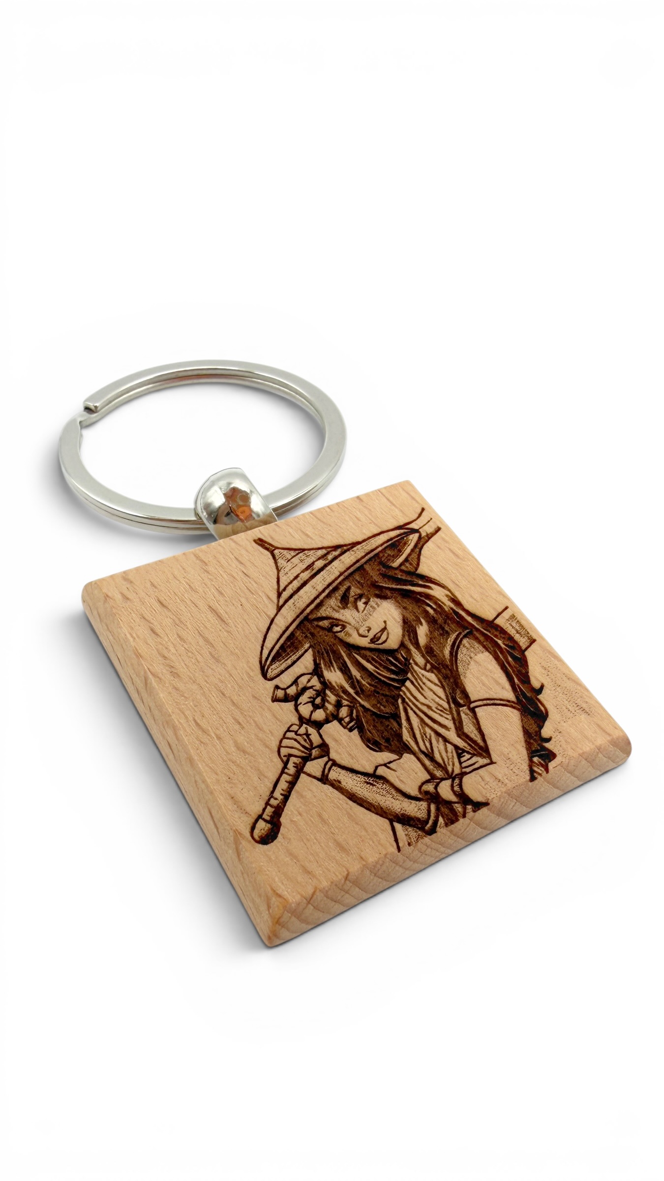 Raya e l'ultimo drago - Portachiavi in legno inciso 