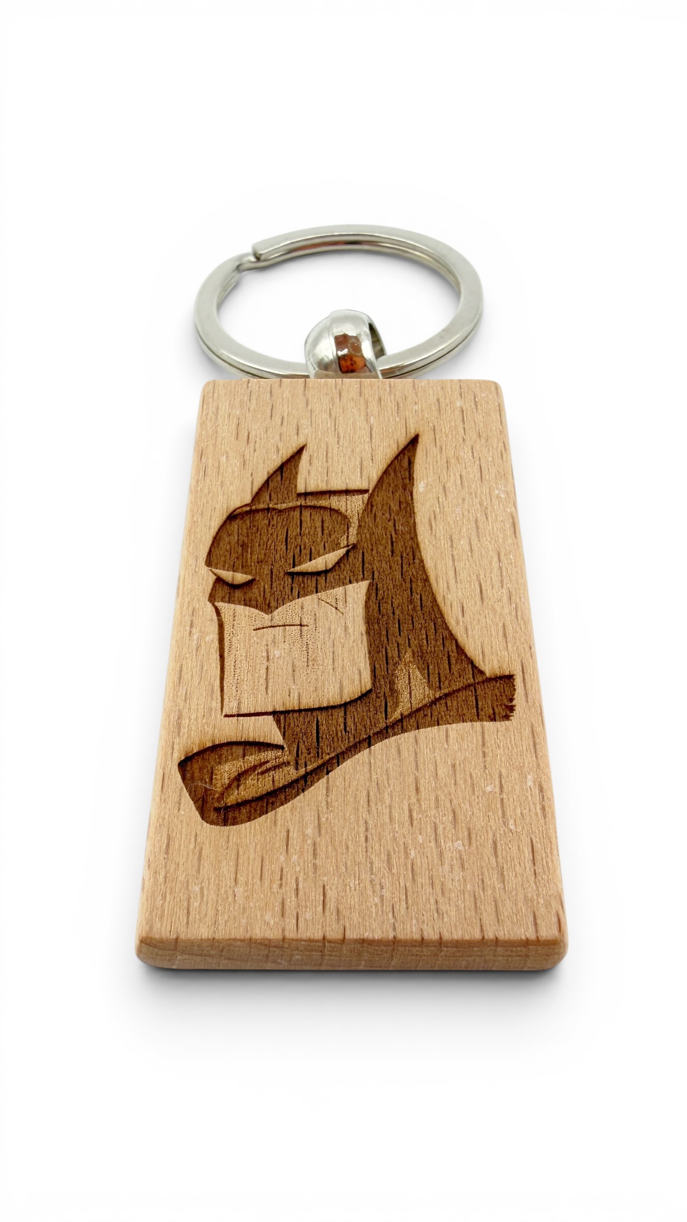 Batman - Portachiavi in legno inciso 