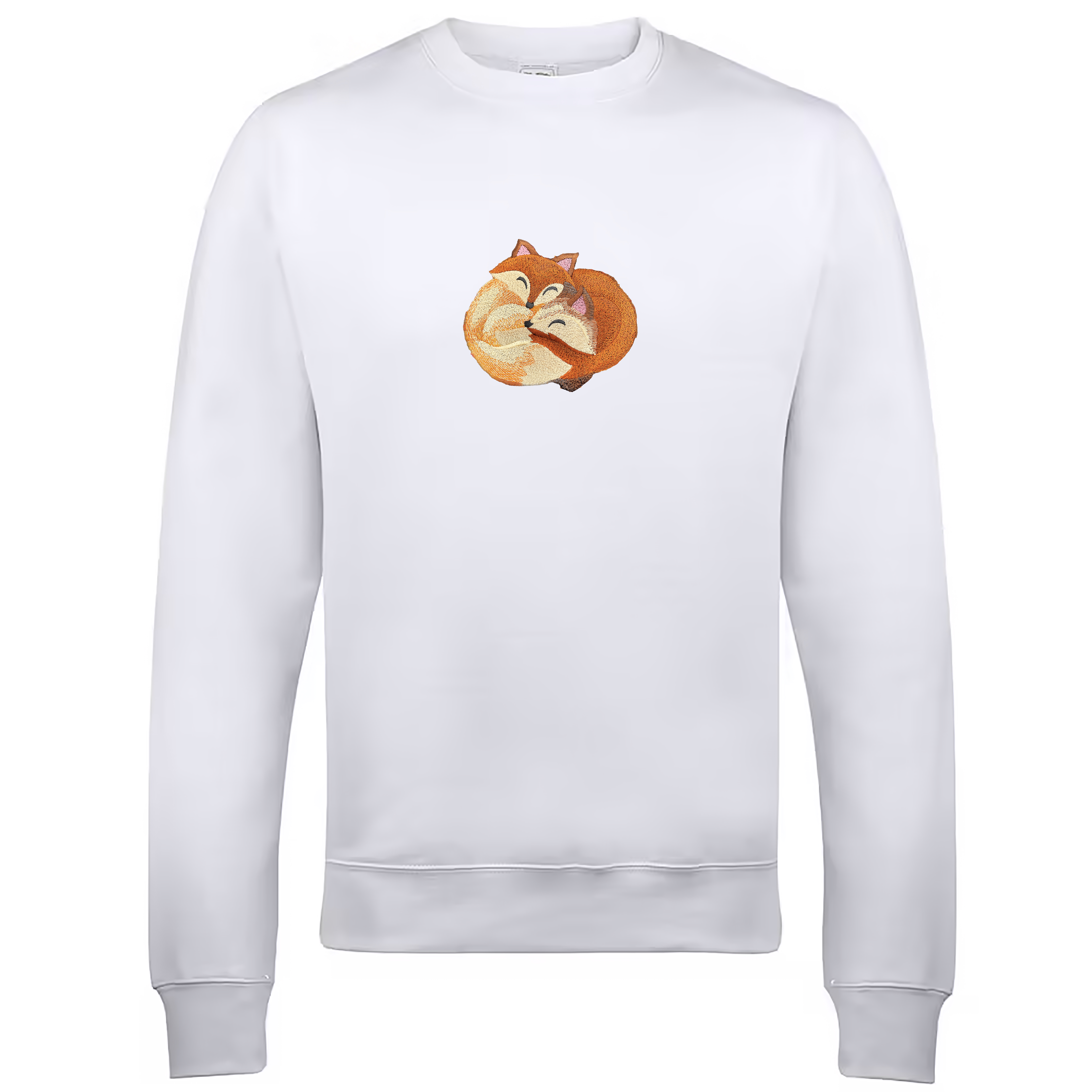 Felpa Ricamata Volpi