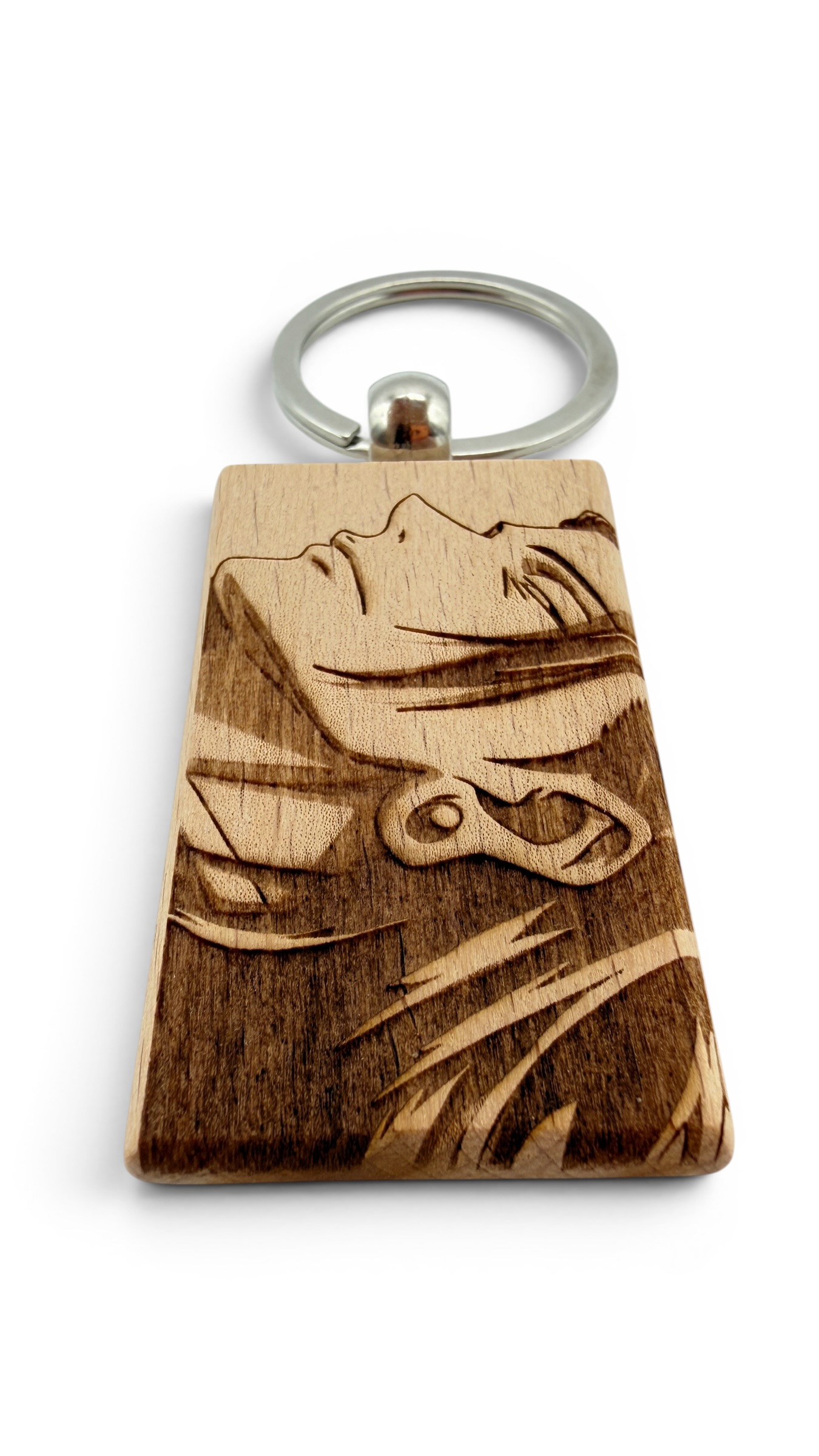Geto Jujutsu kaisen - Portachiavi in legno inciso 