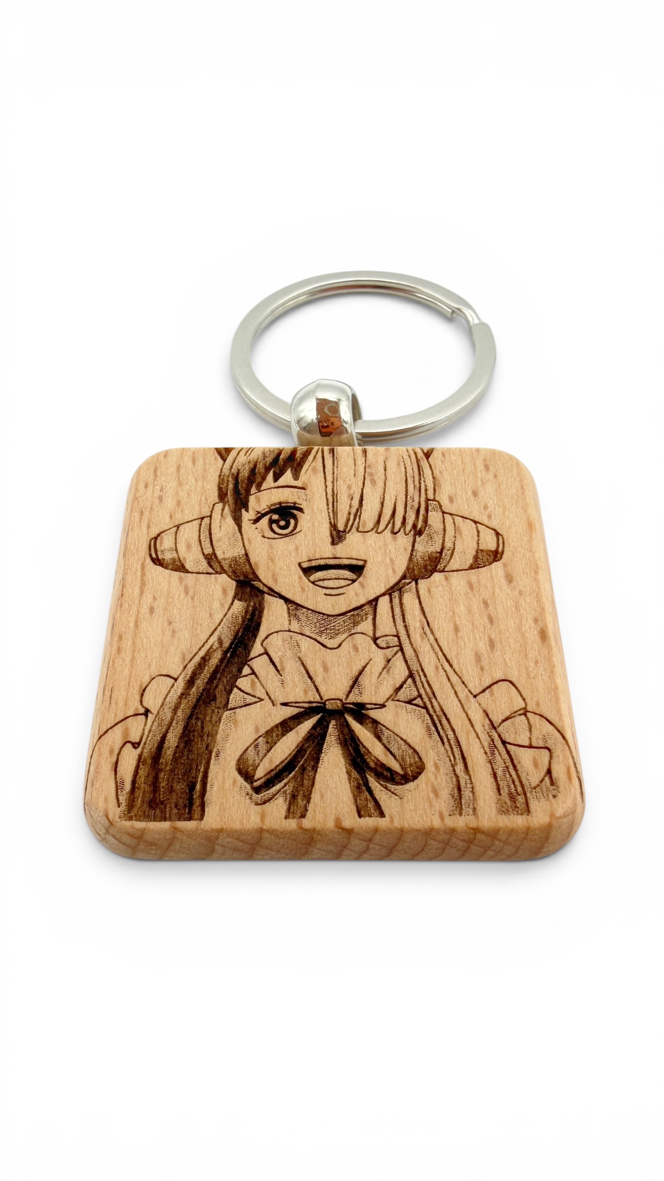 Uta One Piece - Portachiavi in legno inciso 
