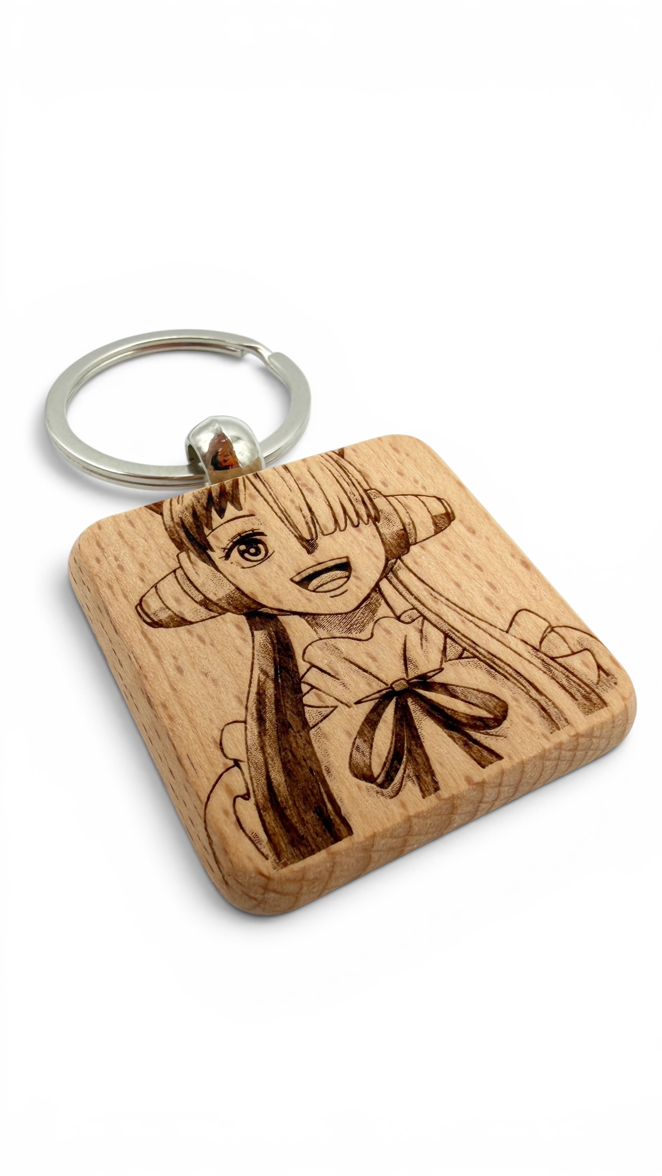 Uta One Piece - Portachiavi in legno inciso 