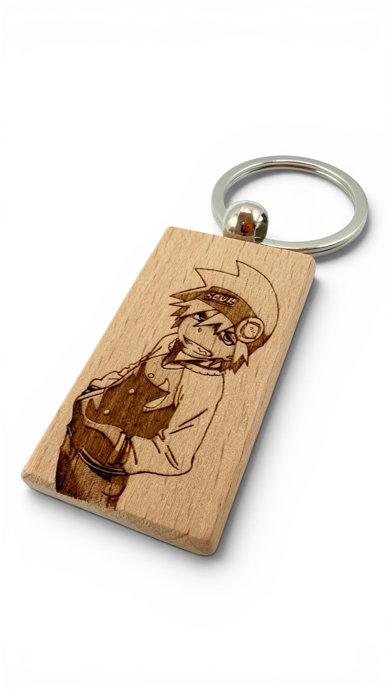 Evans Soul Eater - Portachiavi in legno inciso 