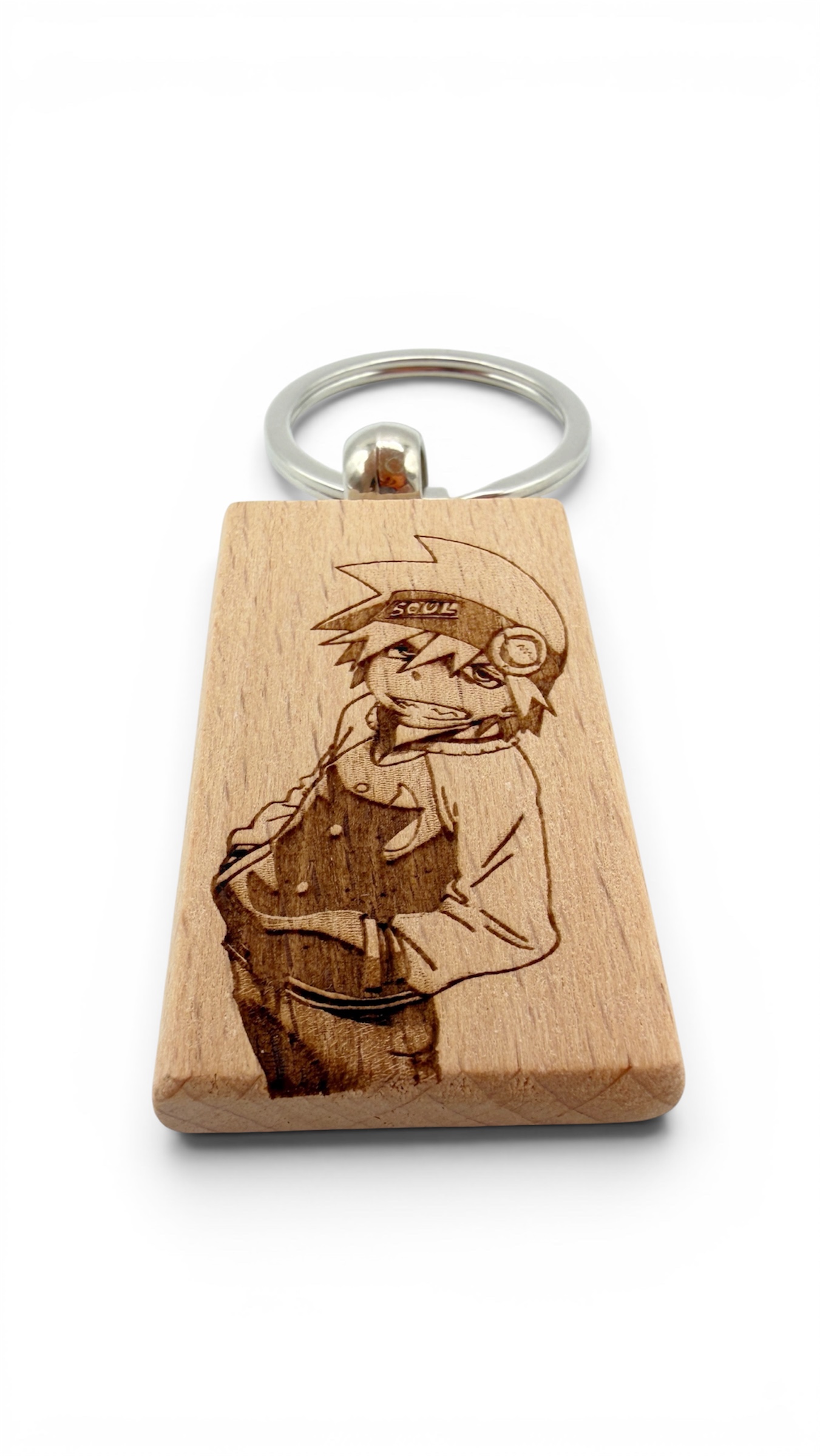Evans Soul Eater - Portachiavi in legno inciso 