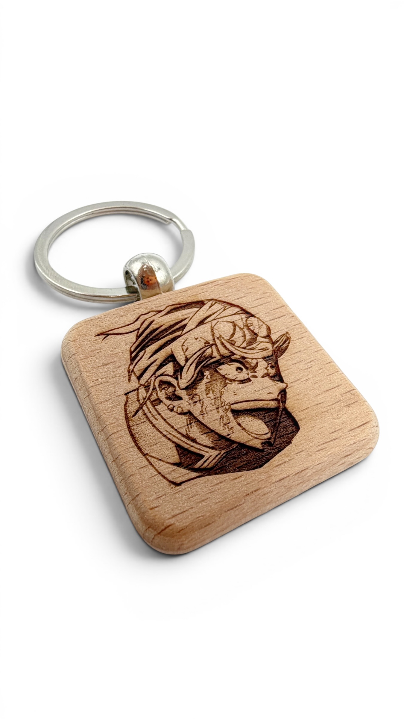 Tengen Demon Slayer - Portachiavi in legno inciso 