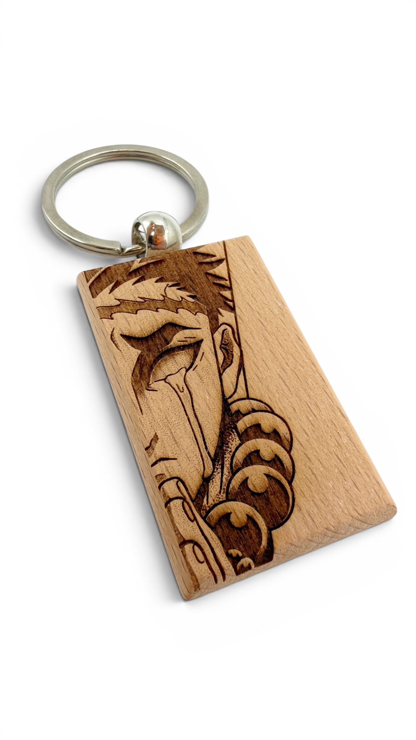 Gyomei Demon Slayer - Portachiavi in legno inciso 