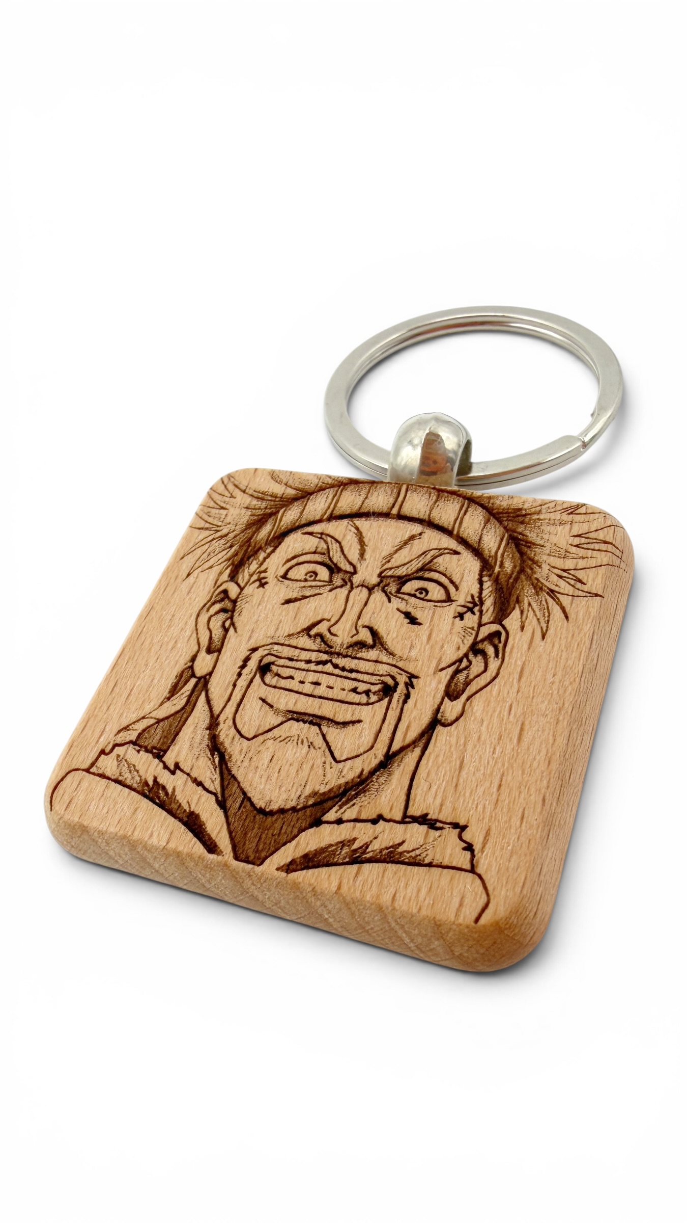 Thorkell Vinland Saga - Portachiavi in legno inciso 