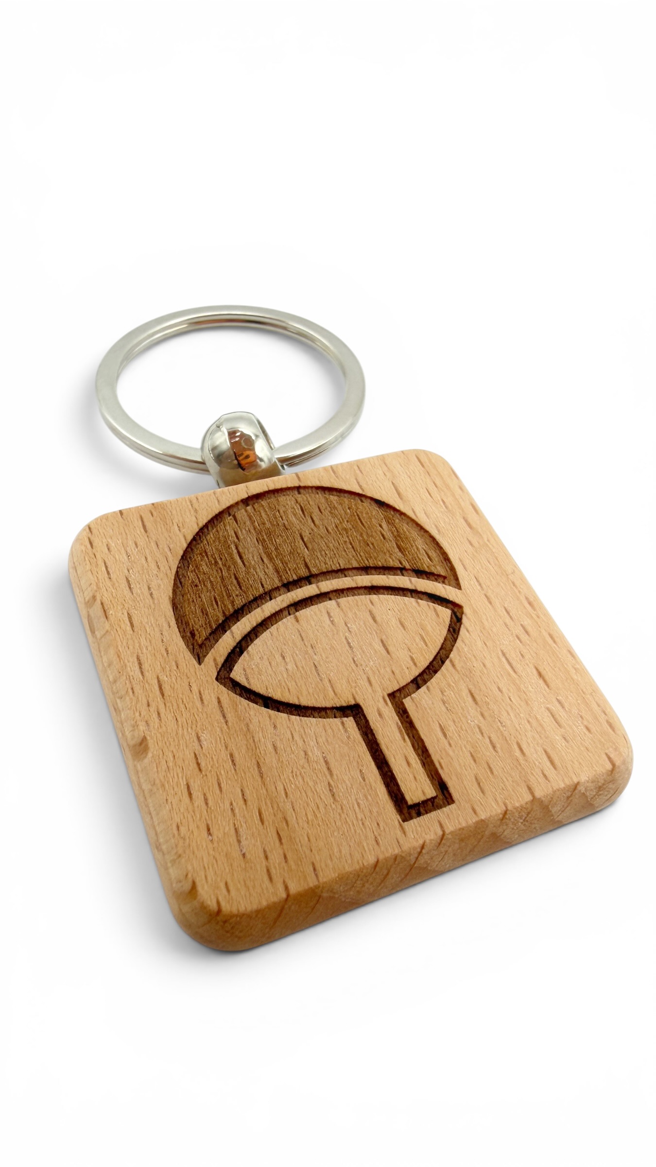 Clan Uchiha Naruto - Portachiavi in legno inciso 