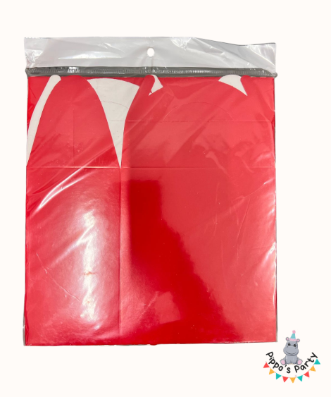 CAJA ROJA DE PAPEL CARTÓN X10