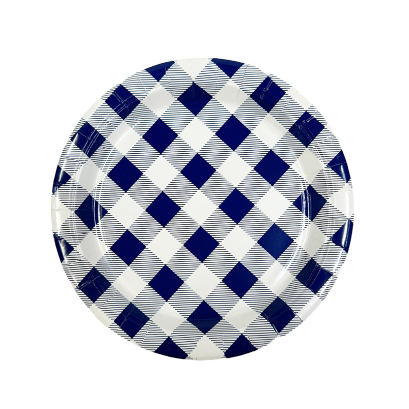 PLATO GINHGHAM AZUL X20