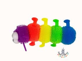ORUGA DE JUGUETE MULTICOLOR
