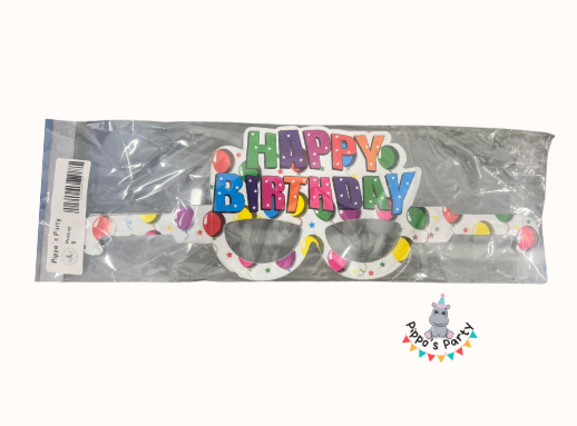 GAFAS TEMÁTICAS HAPPY BIRTHDAY