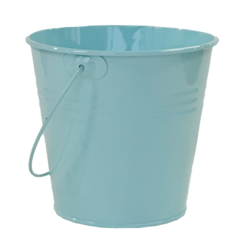 MINI CUBETA METÁLICA AZUL