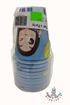 VASOS DE PLÁSTICO LARA CAMPOS X10