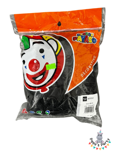 BOLSA DE GLOBOS PAYASO 12IN 100 GLOBOS