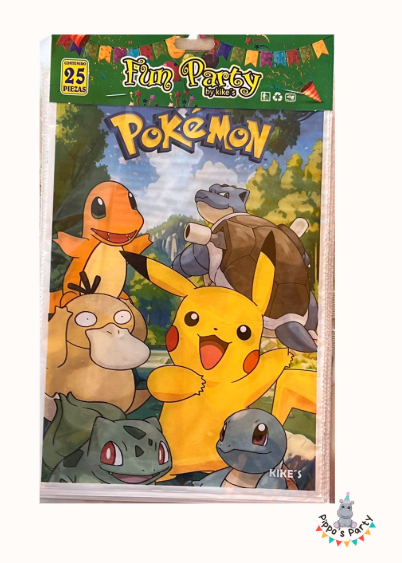 BOLSAS PARA DULCES POKEMON X25