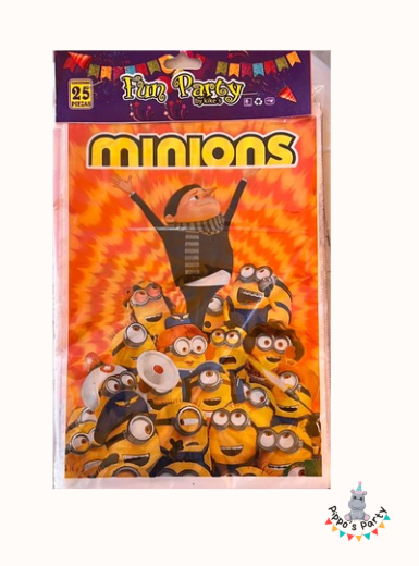 BOLSAS PARA DULCES MINIONS X25