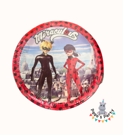 PLATOS DE CARTÓN MIRACULOUS  X10