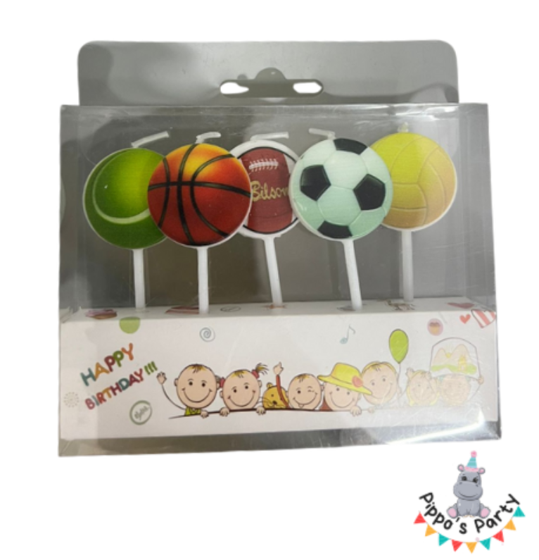 VELAS DE CUMPLEAÑOS FUTBOL