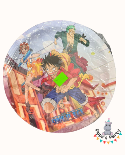 PLATOS DE CARTÓN ONE PIECE X10