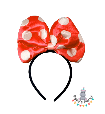 DIADEMA MOÑO MINNIE CON LUCES X1