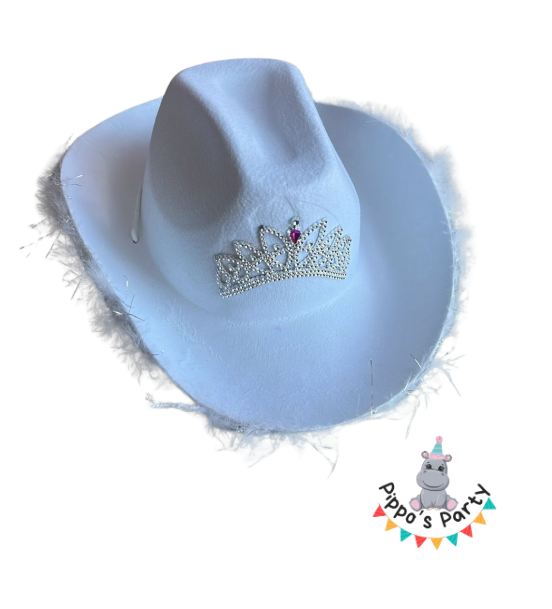 SOMBRERO BLANCO PRINCESA ADULTO