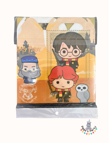 CAJA DE PAPEL PARA FIESTA HARRY POTTER X10