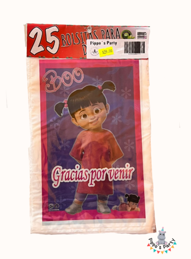 BOLSAS PARA DULCES MONSTER INC X25