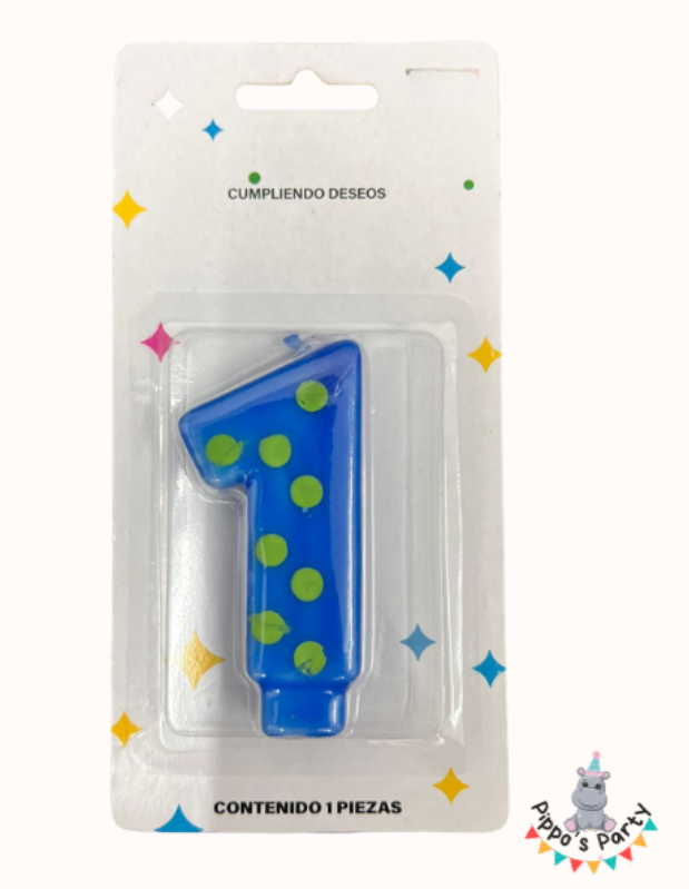 VELA DE COLORES #0 AL #9