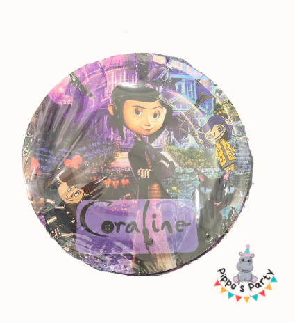 PLATOS DE CARTÓN CORALINE X10