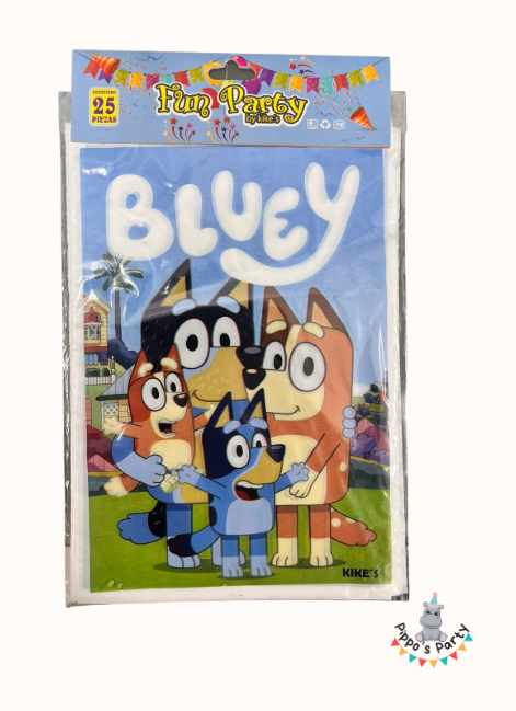 BOLSITAS PARA DULCES BLUEY X25