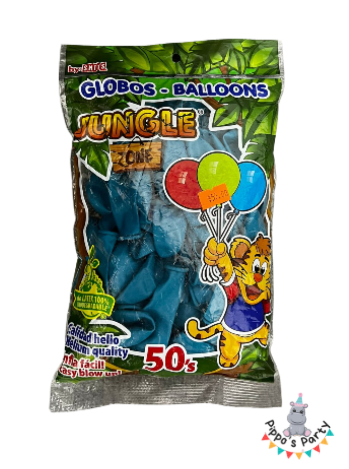 BOLSA DE GLOBOS CALIDAD HELIO 50 PIEZAS